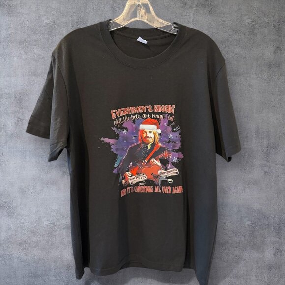 TOM PETTY IT'S CHRISTMAS ALL OVER AGAIN COLLECTOR TEE - Picture 2 of 2